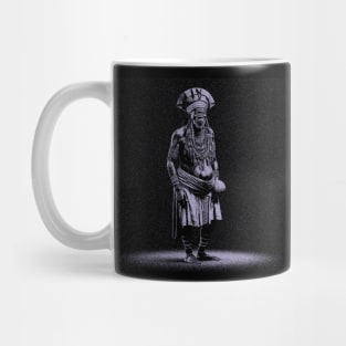 African Man With Tribal Marks Mug